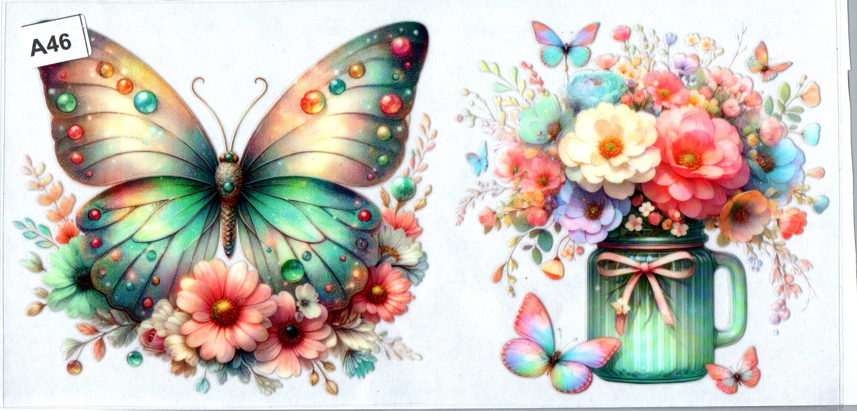 A46 Butterfly and Flowers