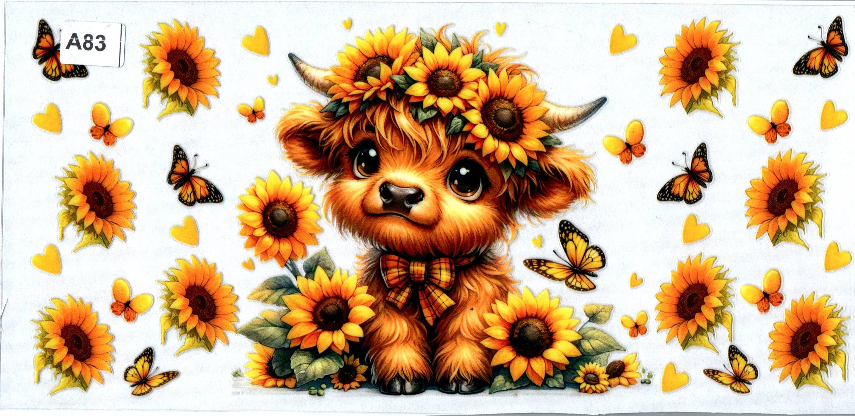 A83 Cow and Sunflower