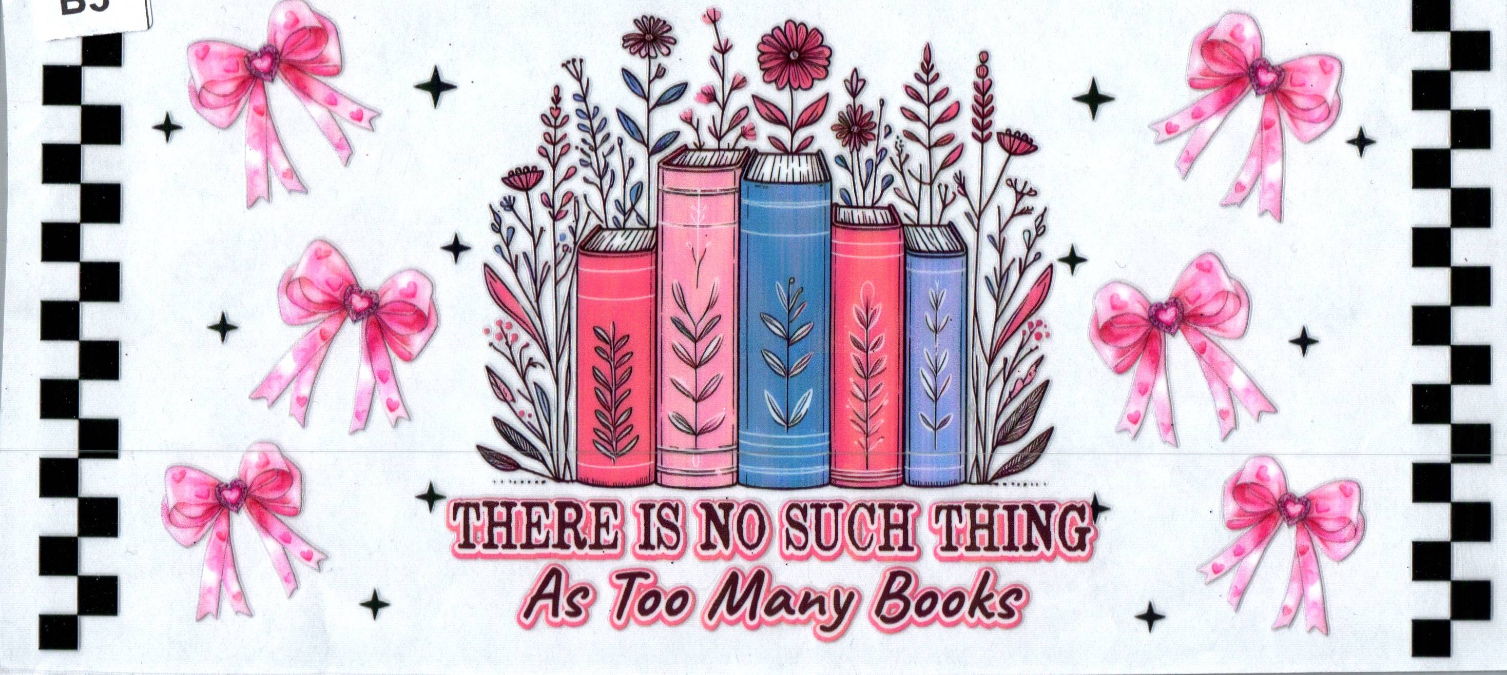 B5 No such thing as too many books