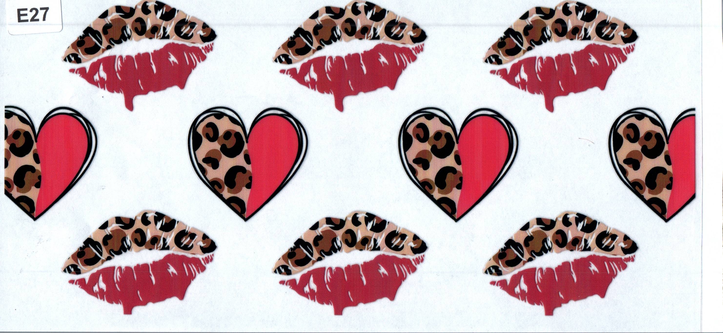 E27 Lips and Hearts