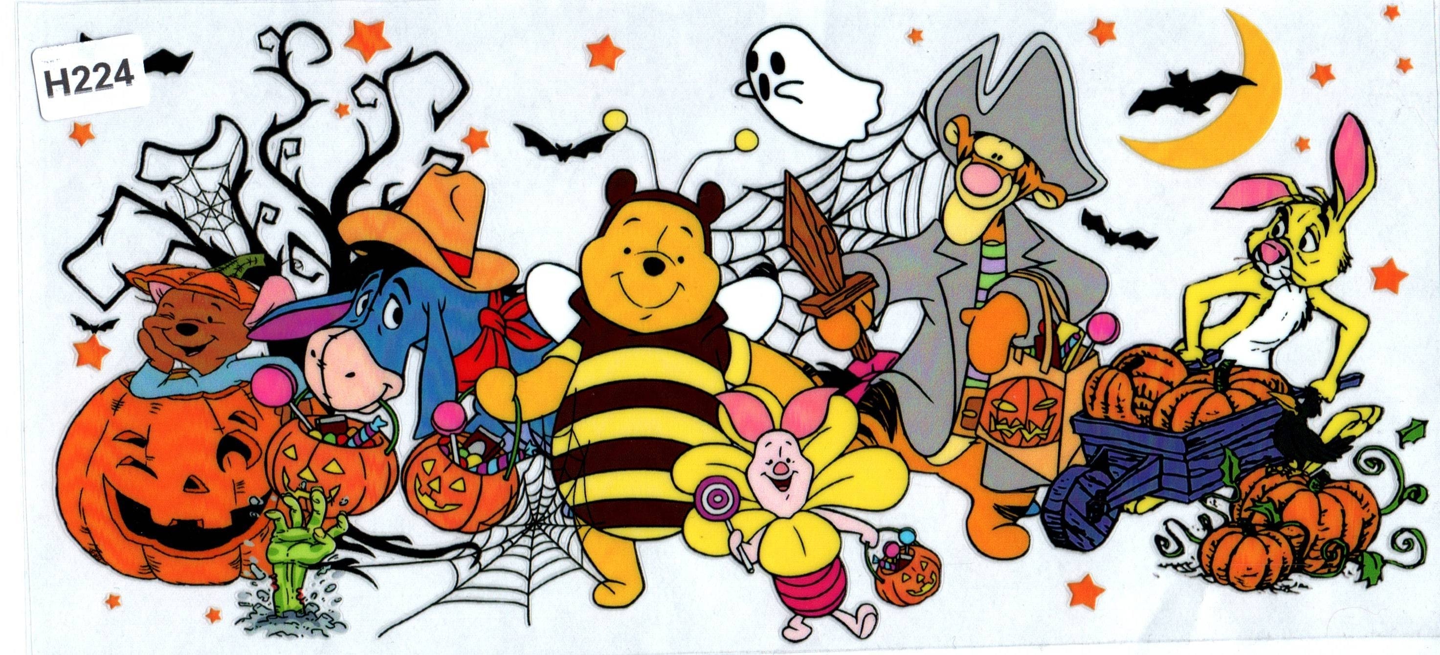 H224 Winnie The Pooh Hallowen