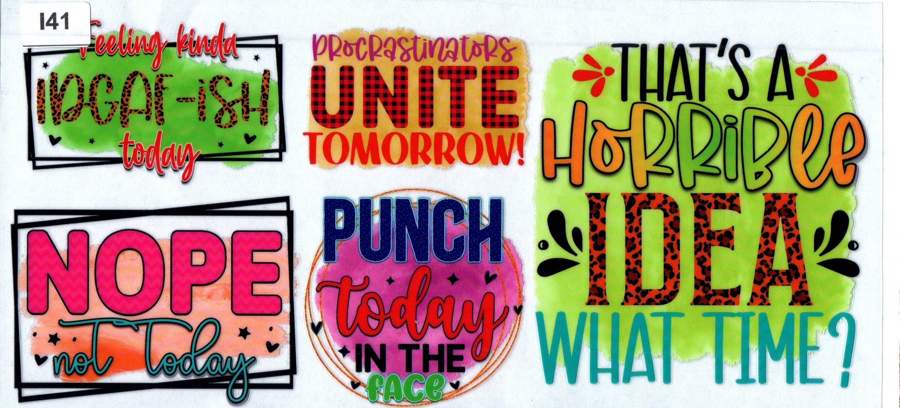 !41 Adult & Sarcastic