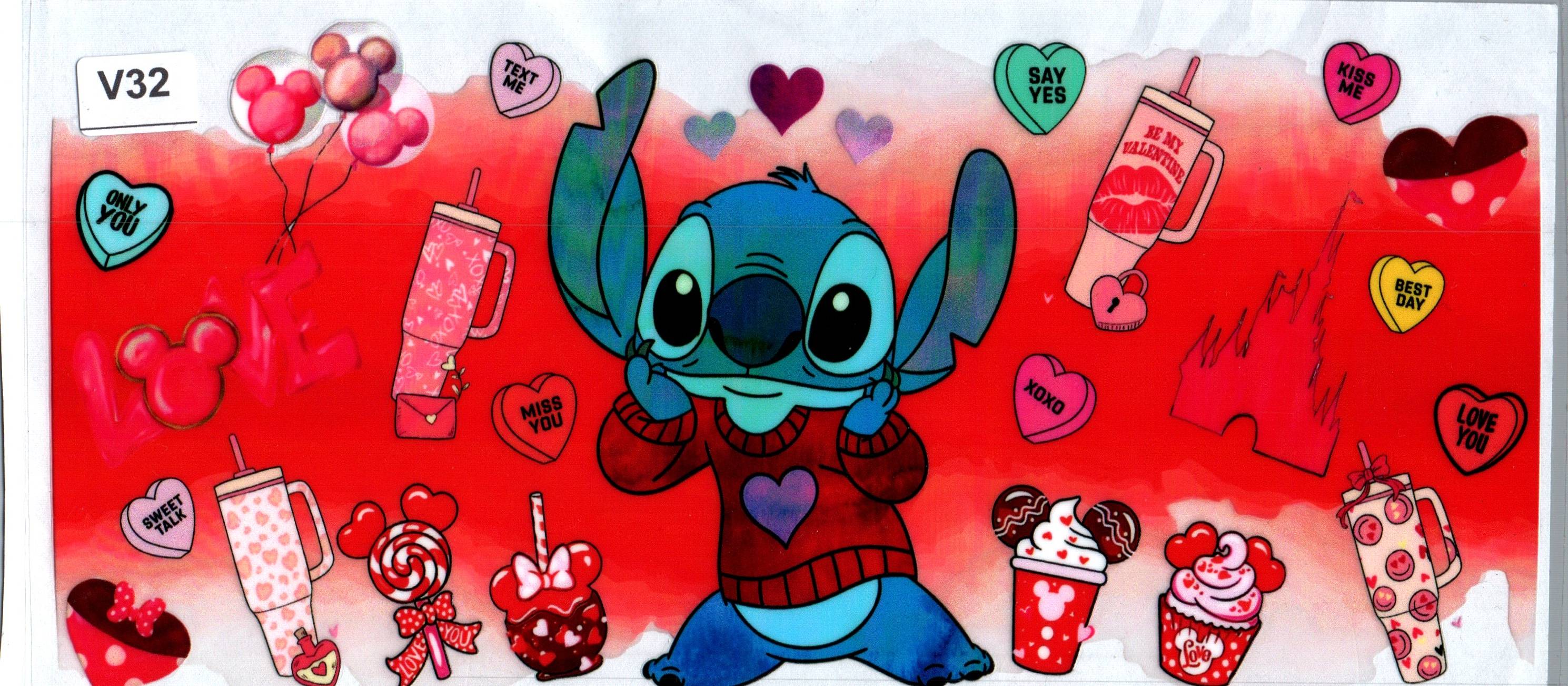 V32 Stitch Valentines Day