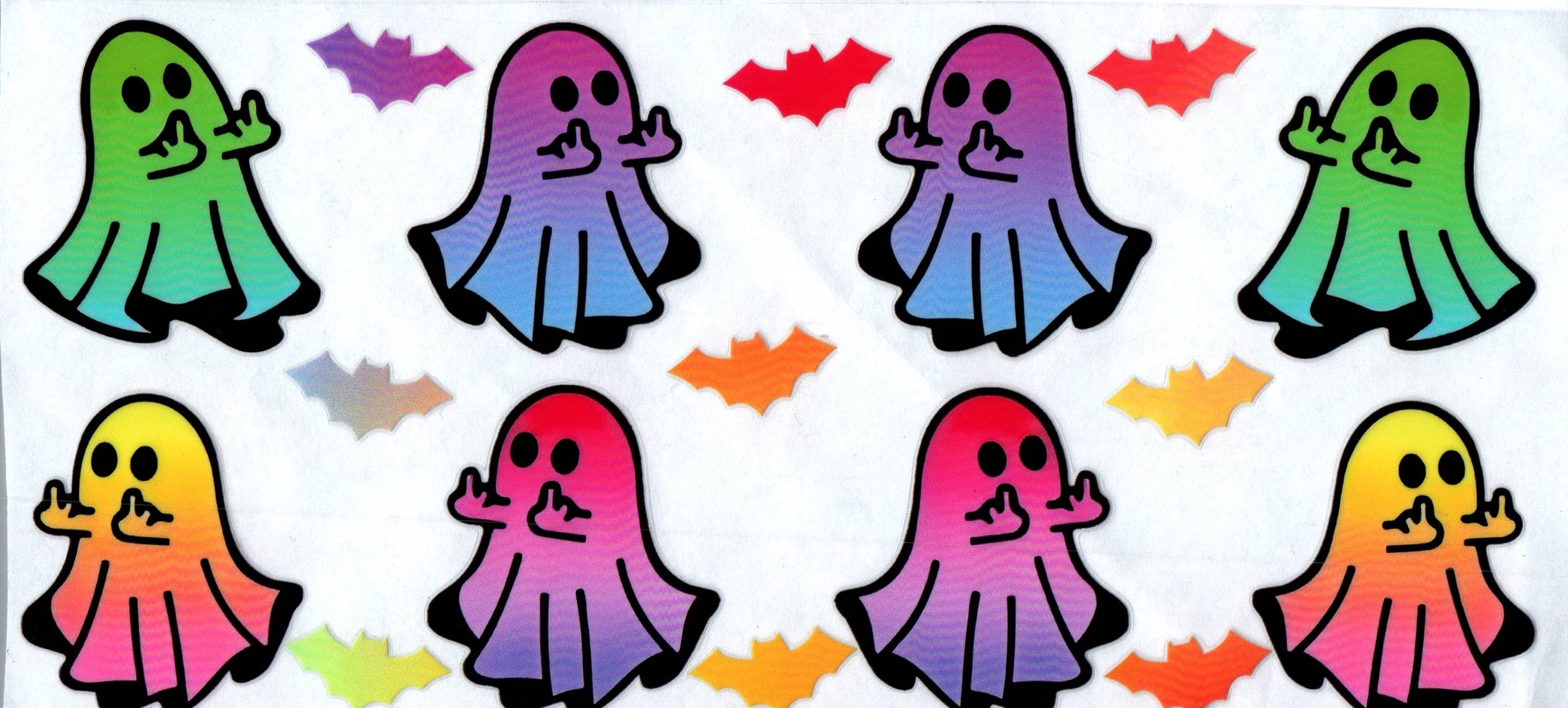 H199 Middle Finger Ghosts